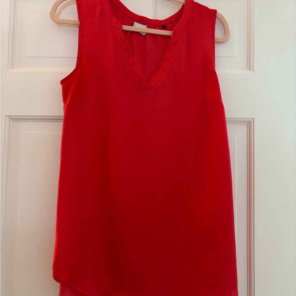 CAbi Vivid Red Sleeveless Tank Top